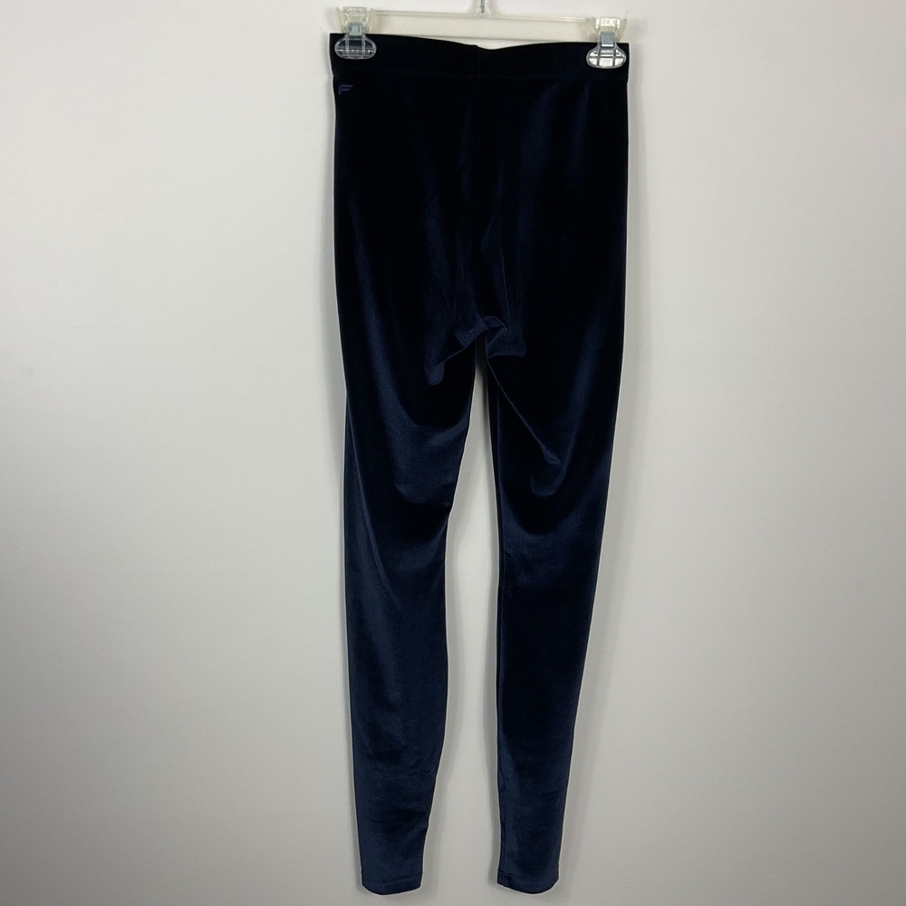 Fabletics Emma Velour Leggings Deep Navy High Waisted Small - Picture 4 of 7